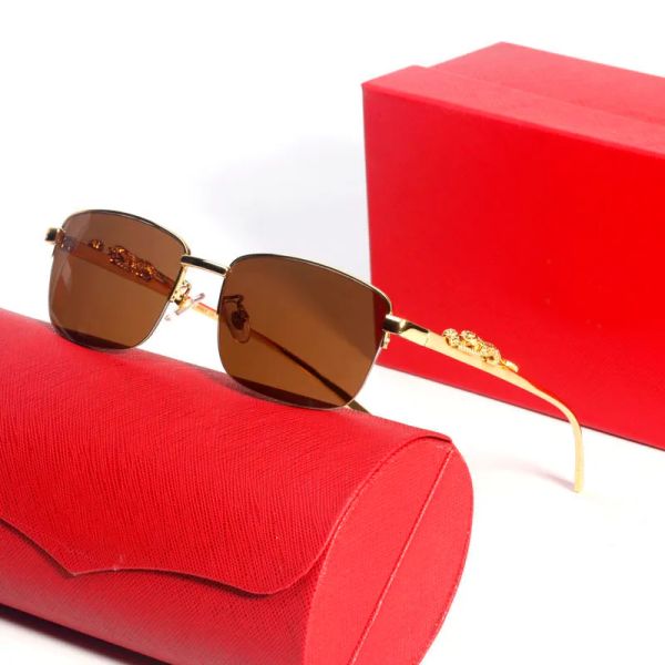 

luxury sunglasses designer sunglasses men carti frame eyeglasses vintage metal outdoor beach womens glasses size 55 18 140, White;black