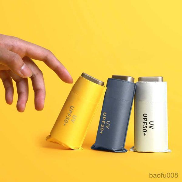 

umbrellas fashion small folding umbrella rain women mini pocket parasol girls anti-uv portable travel umbrella ultralight sun umbrella r2306