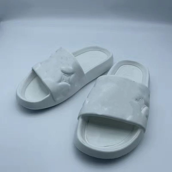 

slippers waterfront embossed mule rubber slide beach sandals men women white orange black green olive summer shoes sneakers 06