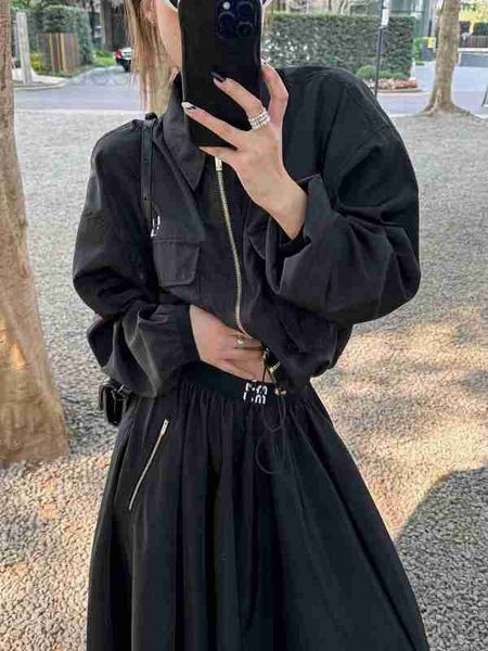 

women's blouses & shirts designer 23 spring/summer colored long sleeved fashion trench coat, small style design, classic new lady coat, White