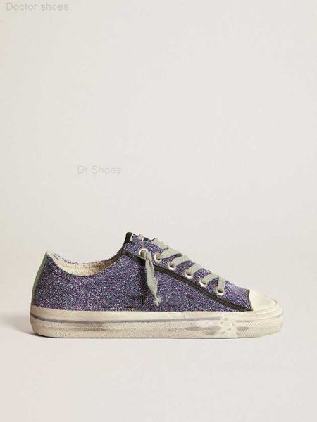 

dirty shoes v-star sneakers designer luxurious italian vintage handmade with metallic yarn finish, Black