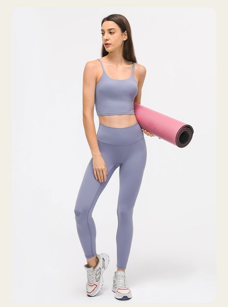 

new thin belt beautiful back yoga half strap yoga dress yoga vest women with chest pad yoga outfit c5238