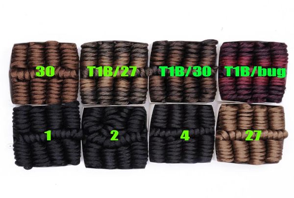 

10 inch ombre pure color jumpy wand curl crochet braids 20 roots jamaican bounce synthetic crochet hair extension for black women2534096