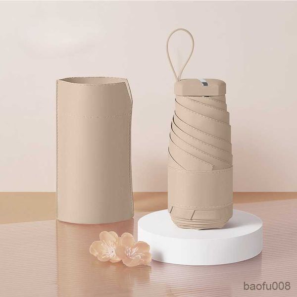 

umbrellas women mini umbrella sun rain lightweight umbrella parasol folding sunny umbrella sombrilla travel beach umbrella r230607