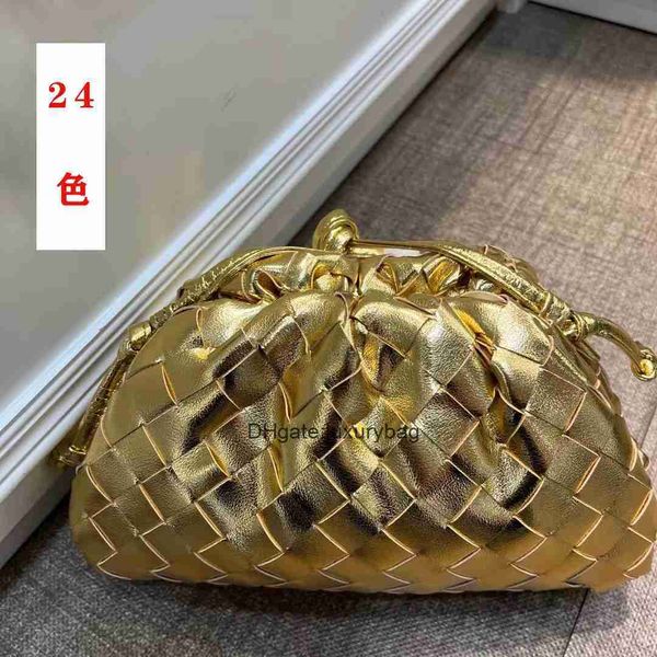

aaaaabotteg uneta jodie mini teen intrecciato woven cloud bag hand held dumpling bag fashion leather women's bag one shoulder crossbody