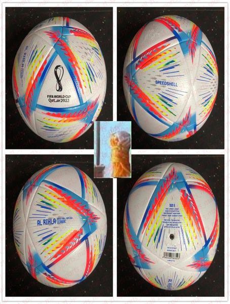

new qatar world cup 2022 soccer ball size 5 highgrade nice match football official match ship the balls without air7595548