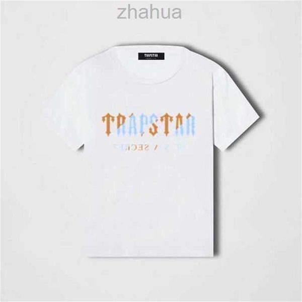 

trapstar secret casual t-shirt men summer o-neck short sleeve breathable personality style version streetwear soft cotton brand malec88s, White;black