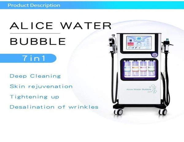 

2021 popular alice small bubble beauty machine 7in 1 microdermabrasion oxygen facial aqua jet peel blackhead removal skin care8460382