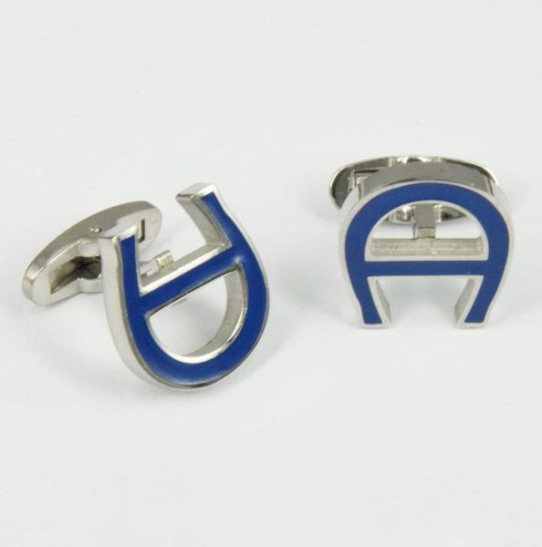 

039a039 aigner metal cufflinks fashion stainless steel ceramic sleeve nail men cuff link french039s cuff color luxury cuf8427891, Silver
