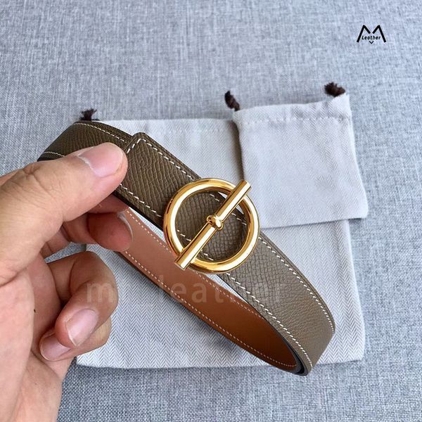 

designer woman belt luxury fashion designer genuine leather belt 2.4cm gold silver copper buckle belt fashion business casual belt wholesale, Black;brown