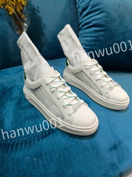 

fashion quality womens genuine leather platform shoes womens outdoor men's designer casual trainers sneakers, Black