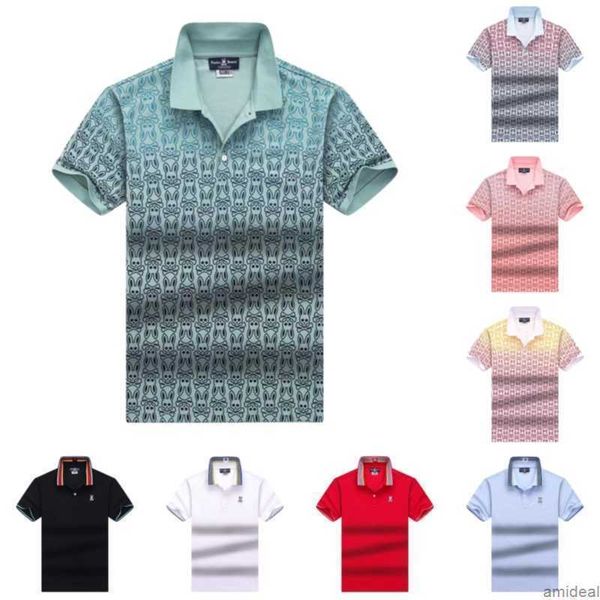 

psycho bunny polos tees designer mens tshirts casual loose classic business short sleeve summer trend fashion luxury brand sports t-shirt 9, White;black