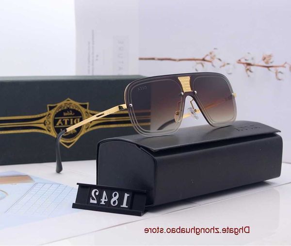

dita 1842 sunglasses designer letter womens mens goggle senior eyewear for women eyeglasses frame vintage metal sun glasses 3rpx, White;black