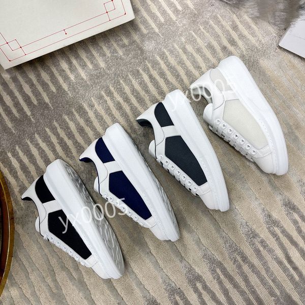 

brand men quality classics flat sneaker casual shoes leather white letter overlays fashion platfnorm sneakers2023, Black