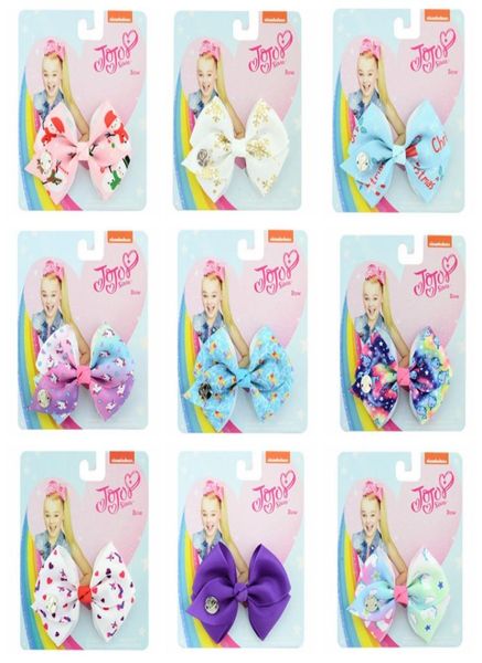 

jojo siwa bow hair clips christmas bowknot hairpins baby girls grosgrain ribbon hairclip barrettes kids gift diy hair accessories 9727640, Slivery;white