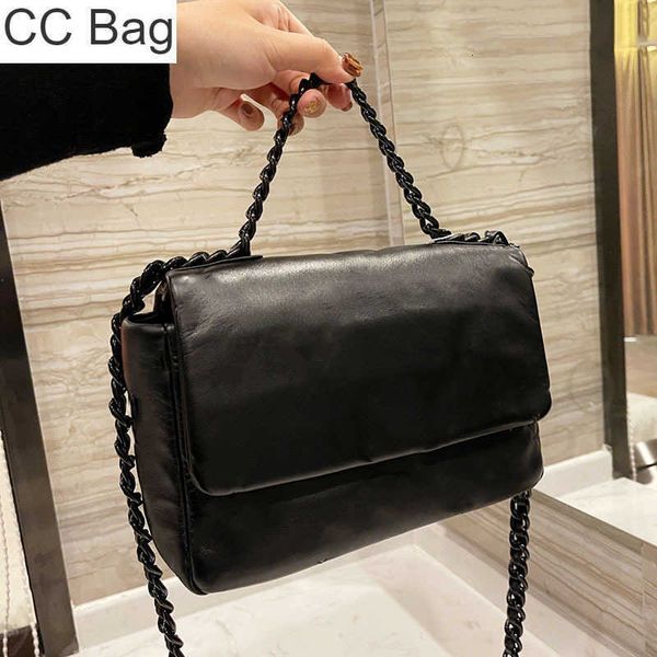 

cc bag 9a wholesale classic flap large bags quilted crossbody shoulder black metal hardware designer lambskin leather clutch luxury handbags, White