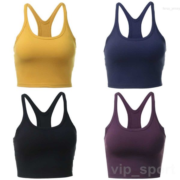 

lu align lu women bodybuilding yogas bras cross back jogging breathable fitness yoga vest shockproof with removable underwear lady jogging, White;red