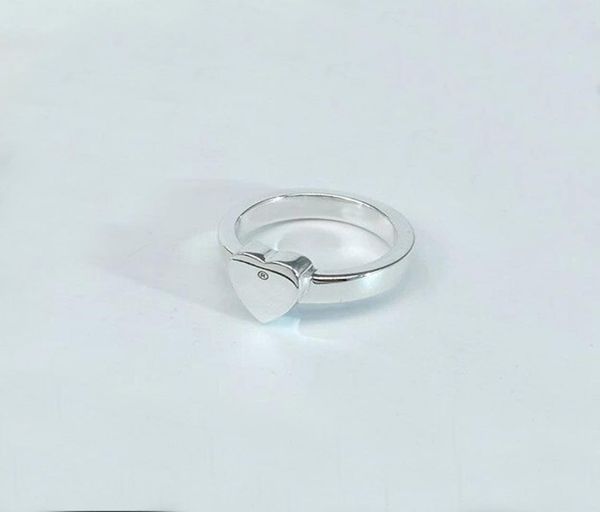 

silver plated ring with heart for mens and women engagement wedding jewelry lover gift5372762