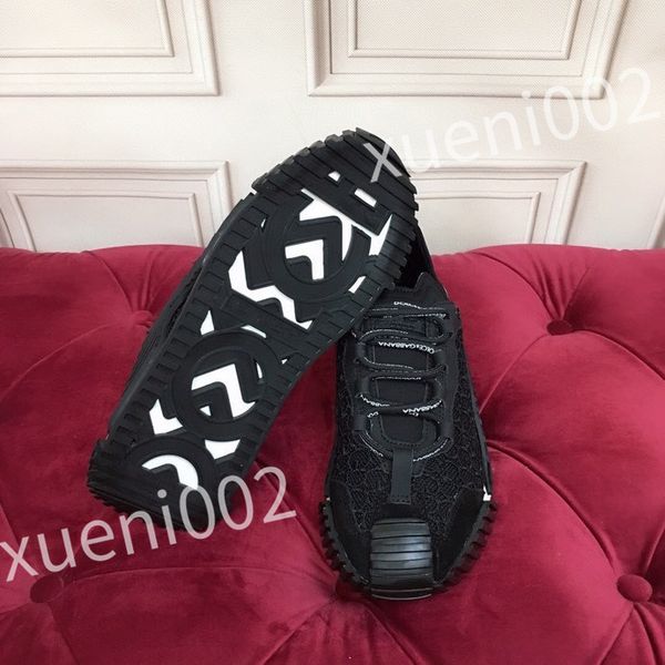 

2023 r flat sneaker trainer casual shoes denim canvas leather white letter fashion platform men's womens low sneakers, Black
