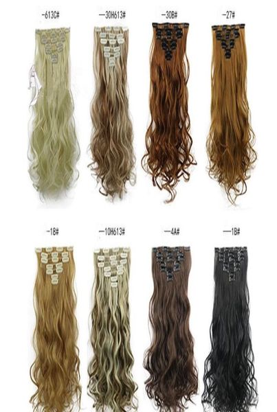 

blond black brown straight clip brazilian remy human hair 16 clips inon human hair extension 7pcs set full head 100g fzp88883951