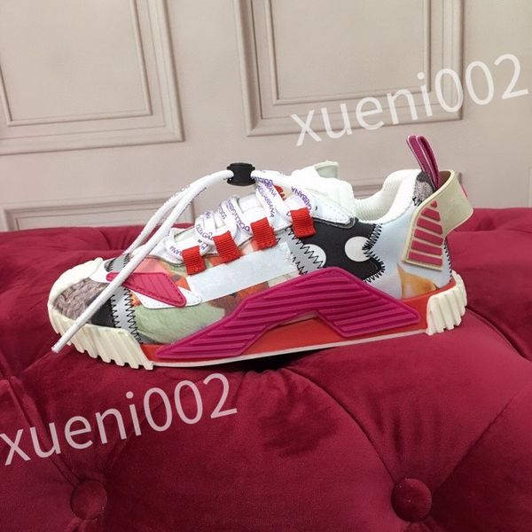 

new luxury casual shoes women designer travel leather lace-up sneaker fashion lady flat running trainers letters woman shoe, Black
