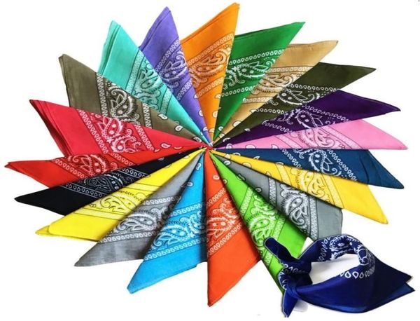

new pure cotton cashew flower amoeba outdoor sports hip hop street dance square riding magic turban headband t4h01702339018, Blue;black