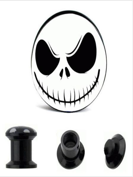 

acrylic nightmare internal thread ear gauge plug and tunnel stretcher expander 416mm screw fit plug piercing9038371, Silver