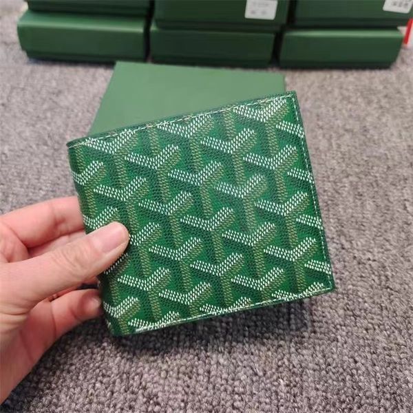 

2023 multi-card folding wallet leather ticket holder protector short section against men and women universal money clip, Brown;gray
