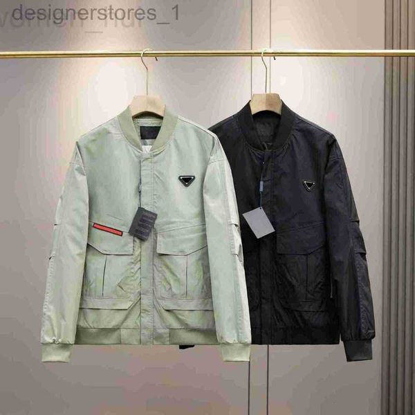 

men's jackets designer 2023 men women flight jacket bomber baseball uniform sport coat streetwear multi pocket stand collar xyiq tk8y, Black;brown