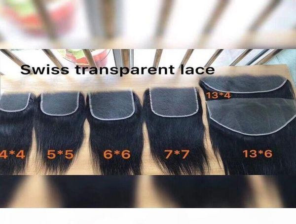 

hd swiss transparent lace frontals 4x4 5x5 6x6 7x7 13x4 13x6 ear to ear pre plucked lace frontals closures with baby hair4710896, Black;brown