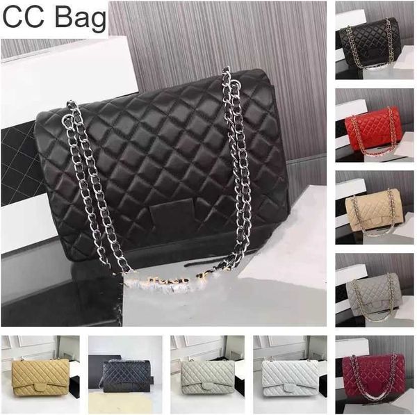 

cc bag 9a 2023 classic 1119 cc double cd bag luxury brand design pack shoulder chain giant maxi women sale shopping bag leather handbags ret, White
