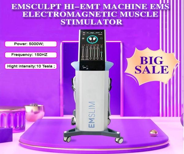 

2021 super emslim machine ems hiemt sculpt ems electromagnetic muscle stimulation fat burning shaping hiemt beauty equipment5472917