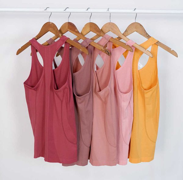 

active shirts tees shaping outfit lu yoga vest solid workout backless sport sthin fitness tank women wear sleeveless gym t shir swiftly tech, Gray