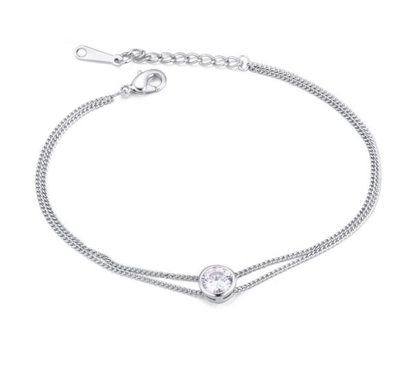 

arrival charm cubic zirconia tennis bracelets for women chain link charm bracelet femme gift jewelry6590766, Golden;silver