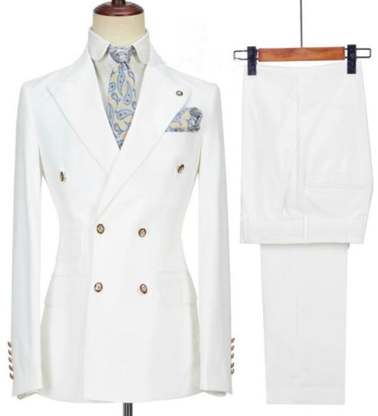 

real po white groom tuxedos peak lapel men business suits prom blazer dress customize w14997207675, Black;gray
