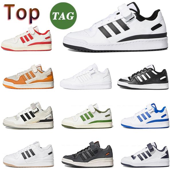 

designer shoes sneakers plate-forme mens womens casual shoe tripe originals forum 84 low trendy casual board three bars politics 360 cleats