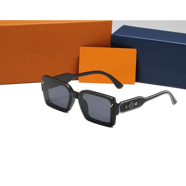 

designer sunglass fashion sunglasses for women men rectangle luxury patten traveling sun glass goggle adumbral 5 color option eyeglasses, White;black