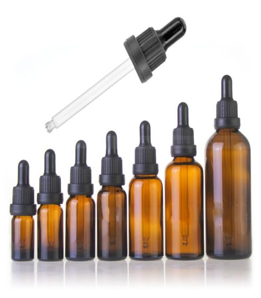 

5ml100ml amber glass liquid reagent pipette bottles brown 10ml 20ml 30ml 50ml eye droppers essential oils perfume bottle4613416
