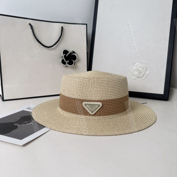 

straw hat wide brim casquette hats summer beach vacation hat straw hat fashion casual sun caps, Blue;gray