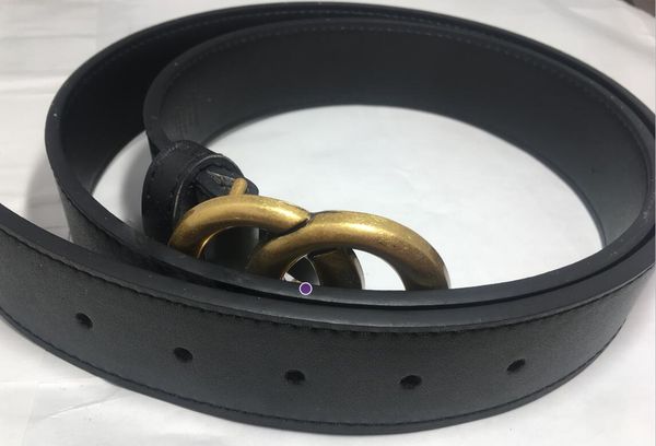 

black designer belt for man leather luxury belts classical 3.8cm simple waist cintura casual morden mens belt retro plated gold silver lette, Black;brown