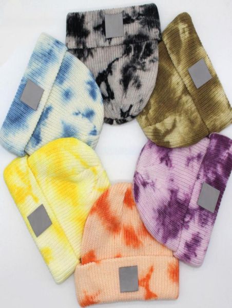 

tiedyed beanies winter knitted beanies warm hats beanies casual hats caps for men women dhl 5708583