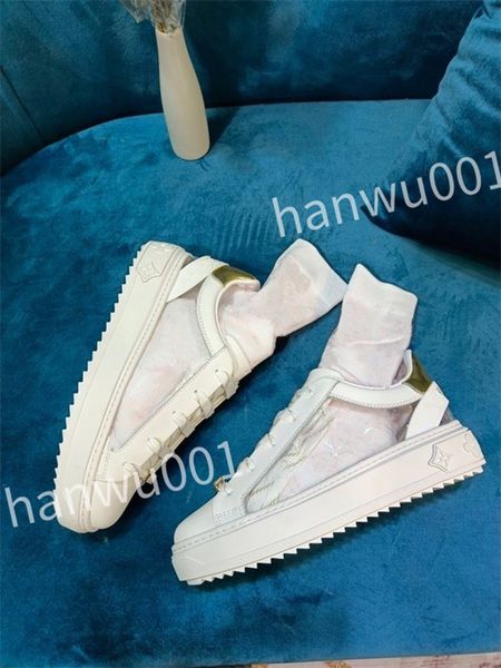 

2023 new luxurys fashion quality womens genuine leather platform shoes womens outdoor mens designer casual trainers sneakers, Black