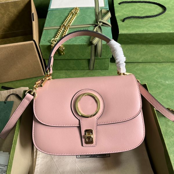 

9a designer bags original leather womens totes circular interlocking brand logo handbags