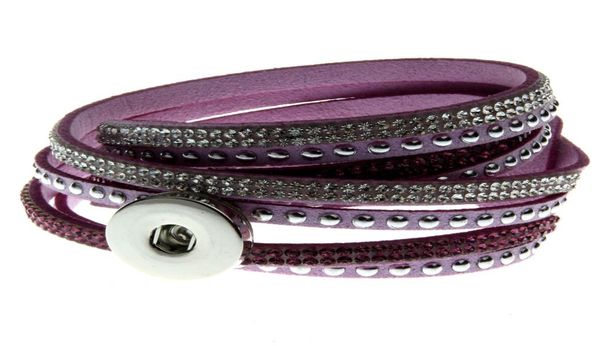 

newfashion korean velvet snap button jewelry bracelet gj5931 fit 18mm 20mm snaps zt052964740, Golden;silver