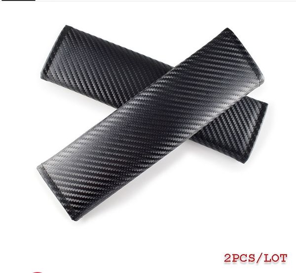 

car seat belt cover styling carbon fiber safety seat belt pad auto styling accessories universal