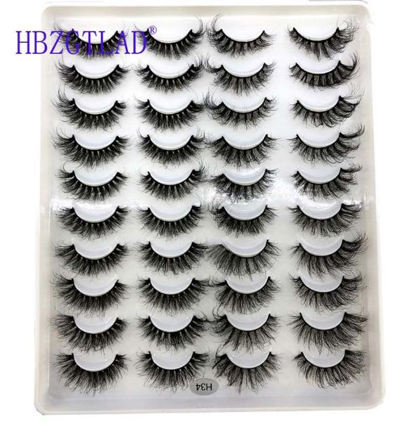 

2020 new 20 pairs natural false eyelashes fake lashes long makeup 3d mink eyelashes eyelash extension mink eyelashes for beauty 004786566
