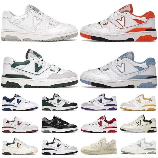 

550 designer men running shoes women white grey natural green syracuse royal black blue unc navy purple silver shadow red varsity gold b550