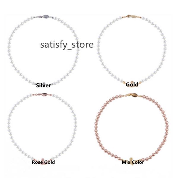 

new desiger fashion womens necklace pendant pearl chain planet necklace saturn pearl necklace satellite clavicle chain punk atmosphere with, Silver