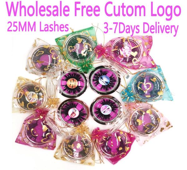 

whole falseeyelashes 25mm 5d mink eyelashes bulk full strip lashes 3d mink eyelashes 103050100pairs eyelashes custom l8662116