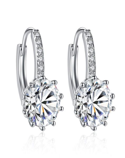 

pryme selling square crystal stud errings for women party queen 10 color jewelry wholes1207183, Golden;silver